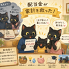 黒猫の猫まんま
