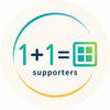 1＋1＝ supporters