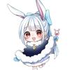 ゆきうさぎ。。