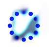 floathing blue