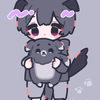 黒犬 くろいぬ