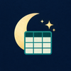 夜のデータ整理室