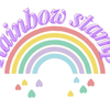 Rainbow stamp