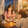 夜の不安を聴く看護師｜あき