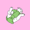 春眠｜線画イラスト