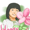 きのこちゃん　似顔絵
