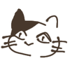 青い三毛猫