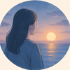夏の夕陽