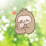 親子でナマケモノ