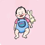 ゆう　赤ちゃん似顔絵