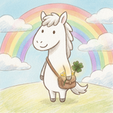 幸せを運ぶ馬、ぽこ
