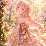 森の桜花