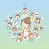 そっと聞くだけの人。