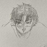 闇と強さを描く鉛筆イラストレーター