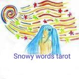 snowy words tarot