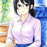あお_よりそい系めがね