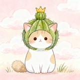 サボテンにゃんこ