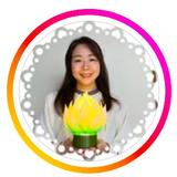 蓮紙で作る蓮の花ランプ