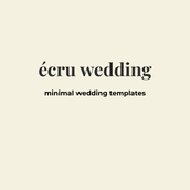 écru wedding