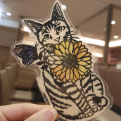 りりぃ　簿記・切り絵