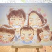 ウェルカムボード＊似顔絵ねこぽん
