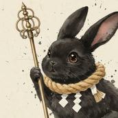 伊奈波の黒うさぎ