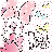 うさぎのもも