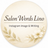 Salon Words Lino