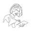一筆書きのponchi