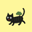 ねこ盆栽