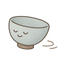 遠のく茶碗