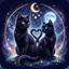 黒猫夫婦占い師