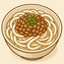 納豆うどん
