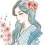 白雪舞花