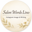 Salon Words Lino
