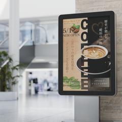 作成したチラシを展示したイメージ画像