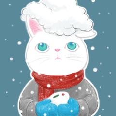 雪猫ちゃん
