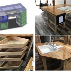 アイランド型システムキッチン