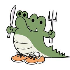 ワニのキャラクター