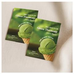 抹茶ジェラート店のショップカード