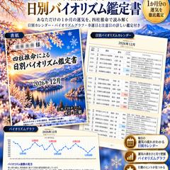 四柱推命『日別バイオリズム鑑定書』