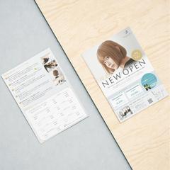 ヘアサロン｜チラシデザイン