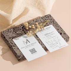 ヘアサロン｜ショップカードデザイン