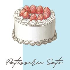 ケーキ屋さん：ショップカード