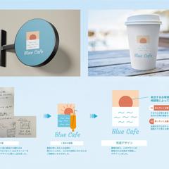 カフェのロゴデザイン
