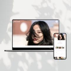 美容室のオリジナルサイト