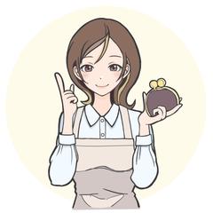 節約ちゃん(家計管理、節約、料理アカウントアイコン)
