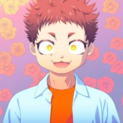 猪獅子さん／男の子のイラスト／制服