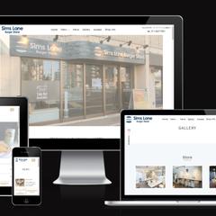 SimsLaneというハンバーガー店のでもサイトです。