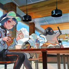 極寒ハンバーガー